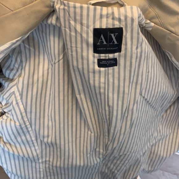 Armani Exchange A/X Tan Blazer Size 4 - Picture 10 of 12